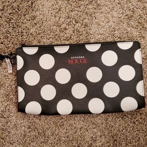 Sephora Rouge Polka Dot Wristlet